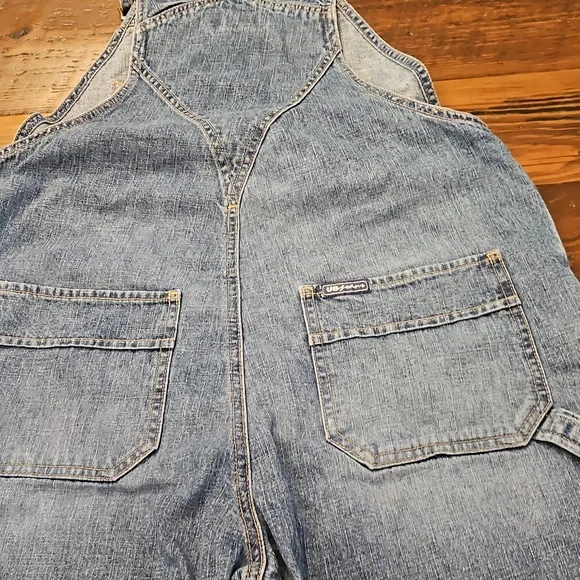 Vintage Union Bay Capri Denim Overalls - Picture 4 of 8